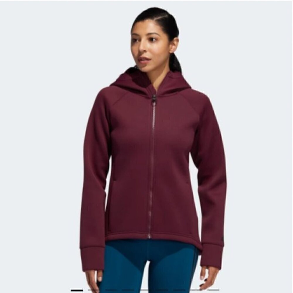 Women’s Adidas x Universal Standard Performance Drop Tail Hem Zip Hoodie